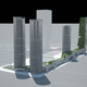 Illustration for article titled Four Tropical Skyscapers Commissioned To Keep Shenzhen Stock Exchange HQ Nice and Shady